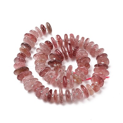 Natural Straswberry Quartz Beads Strands G-D480-A14-1