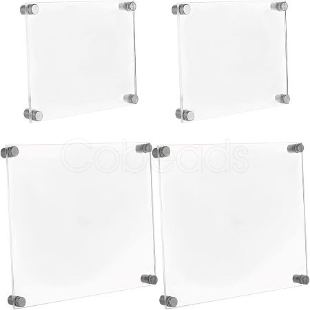 Nbeads 2 Sets 2 Style Rectangle Acrylic Photo Frame AJEW-NB0003-82-1