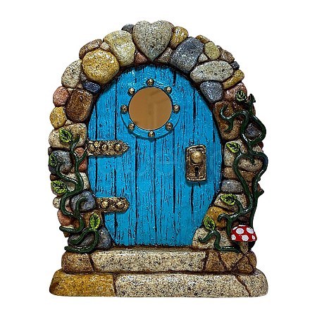 Miniature Wooden Garden Door MIMO-PW0001-172L-1