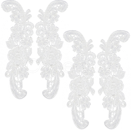 Sew on Flower Appliques PATC-WH0005-46B-1