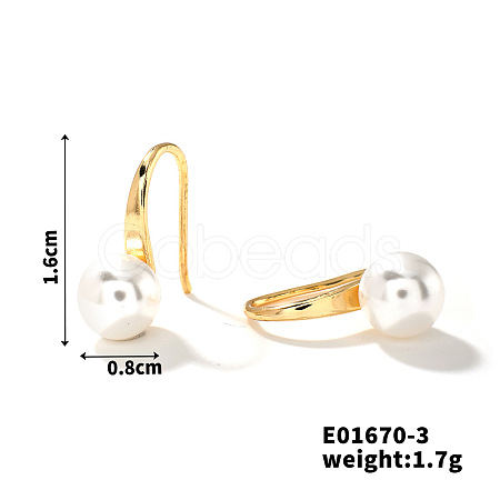 Summer Chic Imitation Pearl Ear Studs Fashion European American Style Earrings CK5896-3-1