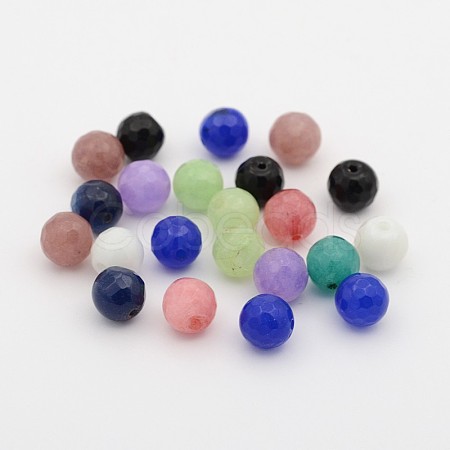 Natural Jade Beads X-G-R166-8mm-M2-1