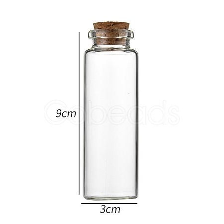 Glass Bottle CON-WH0085-71E-1