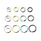 316L Stainless Steel Hoop Nose Rings, Nose Piercing Jewelry for Women, Golden, Inner Diameter: 8mm