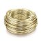 Aluminum Wire, Bendable Metal Craft Wire, Flexible Craft Wire, for Beading Jewelry Craft Making, Light Gold, 17 Gauge, 1.2mm, 140m/500g(459.3 Feet/500g)