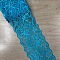 Elastic Lace Trim, Lace Ribbon For Sewing Decoration, Dodger Blue, 80mm