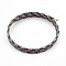 3-Loop Magnetic Cord Wrap Bracelets, Colorful, 20.15 inch(51.2cm), 2mm