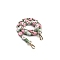 Macrame Daisy Cotton Rope & Polyester Weave Bag Handles, for Bag Making, Dark Sea Green, 130x2cm