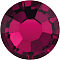 Preciosa&reg MAXIMA Crystal No Hotfix Flatback Stones, Czech Crystal, Dura Foiling, Round(438 11 615 Chaton Rose), 90110 Ruby, SS12(3~3.2mm)