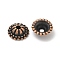 Alloy Spacer Beads, Cadmium Free & Lead Free, Rose Gold, 14.5x5mm, Hole: 2.5mm, about 813pcs/1000g