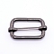 Iron Buckles, Rectangle, Gunmetal, 29x46x4.5mm