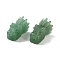 Natural Green Aventurine Beads, Dragon Head, 26x16.5x14.5mm, Hole: 2mm