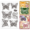 Custom PVC Plastic Clear Stamps, for DIY Scrapbooking, Photo Album Decorative, Cards Making, Gear, 160x110mm