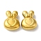 304 Stainless Steel Beads, Rabbit with Bowknot & Heart, Golden, 17x13x7mm, Hole: 1.2mm