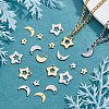 SUPERFINDINGS 80Pcs 8 Style 304/201 Stainless Steel Charms STAS-FH0001-41-4