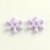 Opaque Snowflake Acrylic Beads SACR-Q106-18-2