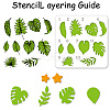 Globleland 1 Sheet PVC Plastic Stamps DIY-GL0009-05-3