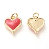 Real 18K Gold Plated Brass Charms X-KK-L006-019C-2