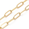 304 Stainless Steel Paperclip Chains Necklace NJEW-JN03593-01-2