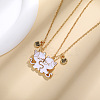 Alloy with Enamel Pendant Necklaces PW-WG800FB-01-3