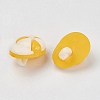 Acrylic Shank Buttons X-BUTT-E049-04-2