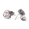 Non-Tarnish 304 Stainless Steel Stud Earring Findings STAS-I183-05A-P-3