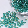 Silver Lined Glass Seed Beads SEED-Q025-1.5mm-C01-1