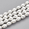 Electroplate Non-magnetic Synthetic Hematite Beads Strands G-T114-30-2