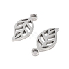 Non-Tarnish 316 Stainless Steel Charms STAS-C096-10E-P-2