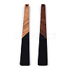 Opaque Resin & Walnut Wood Big Pendants RESI-TAC0017-46-C04-2