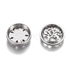304 Stainless Steel Diffuser Locket Aromatherapy Essential Oil AJEW-N025-10P-3