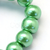 Baking Painted Pearlized Glass Pearl Round Beads Strands X-HY-Q330-8mm-69-3