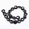 Natural Black Onyx Beads Strands G-E469-09-4mm-2