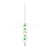 Shell Moon Hanging Ornaments HJEW-P016-01G-D-1