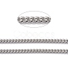 304 Stainless Steel Cuban Link Chain STAS-B019-02A-P-2