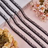 Nylon Chiffon Elastic Lace Trim OCOR-WH0082-159C-4