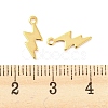 201 Stainless Steel Charms STAS-Z049-03G-3