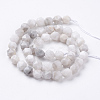 Natural White Crazy Agate Beads Strands G-J376-14-8mm-2
