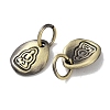 Tibetan Style Brass Pendants KK-M284-30AB-2