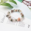 Unisex Chip Natural Gemstone Beaded Stretch Bracelets BJEW-S143-35-5