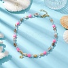 Natural Sea Shell Beaded Necklaces NJEW-JN04796-01-2