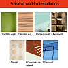 CREATCABIN Acrylic Mirror Wall Stickers Decal DIY-CN0001-13A-W-6