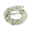 Natural Prehnite Beads Strands G-H042-A46-03-3