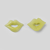 Acrylic Lip Shaped Cabochons BUTT-E024-B-06-2