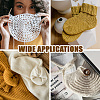 Wooden Square Frame Crochet Ruler DIY-WH0536-007-6