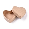 Heart Kraft Paper Candy Boxes CON-WH0072-82-2