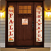 Polyester Hanging Sign for Home Office Front Door Porch Decorations HJEW-WH0023-014-6