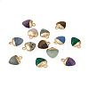 Fashewelry 16Pcs 8 Styles Natural & Synthetic Gemstone Charms G-FW0001-34-3