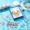 PandaHall Elite Natural Shell & Starfish Beach Jewelry Set SJEW-PH0001-14-5