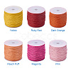   Waxed Cotton Thread Cords Kits YC-PH0001-03-3